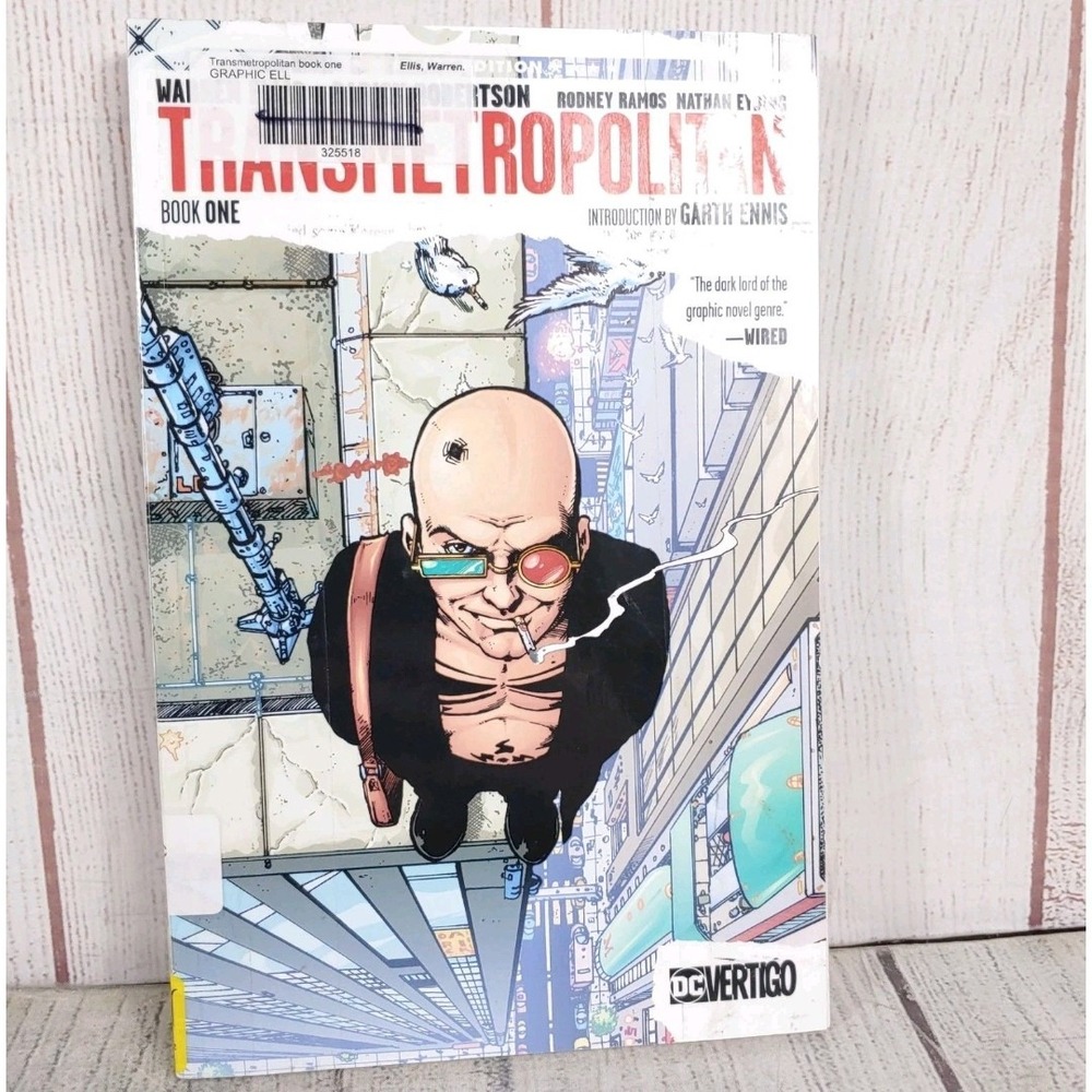 DC Vertigo: Transmetropolitan 1 - EX-LIBRARY - Warren Ellis Book One Comic TPB